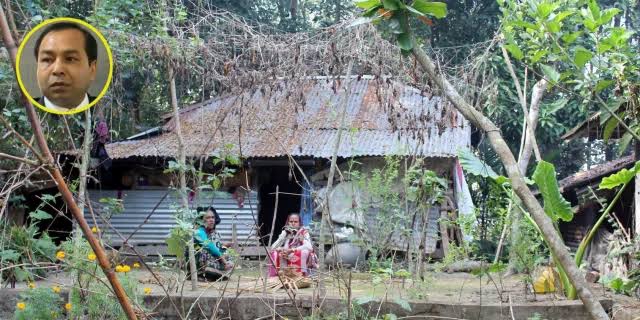 হাজার কোটি টাকা পাচারকারীর জরাজীর্ণ বাড়ি, এলাকায় চাঞ্চল্য